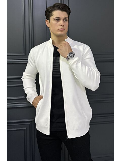 Mishar İtalia Erkek Fermuarlı Triko Hırka - S000469849-19966