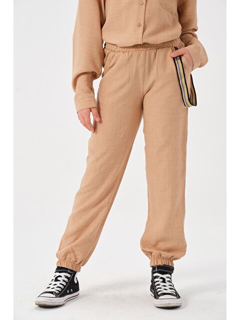 JAZZİEE Genç Kız Çocuk Aksesuar Detaylı Jogger Pantolon - S000315729-19928