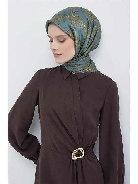 ARMİNE Saf İpek Twill Eşarp 9522D 80