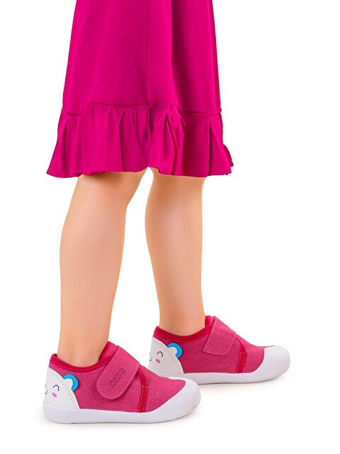 Kiko Kids Catly Cırtlı Kız Bebek İlk Adım Panduf Ayakkabı - S000197908-18686