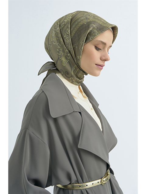 ARMİNE Saf İpek Twill Eşarp 9537D 52