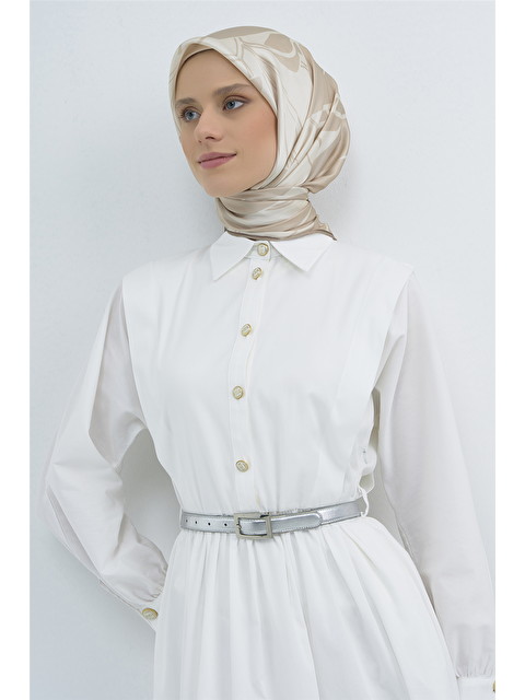 ARMİNE Saf İpek Twill Eşarp 9553D 33