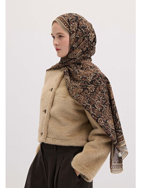 Fresh Scarfs Sonıa Desen Şal Bakır - S000458433-20015