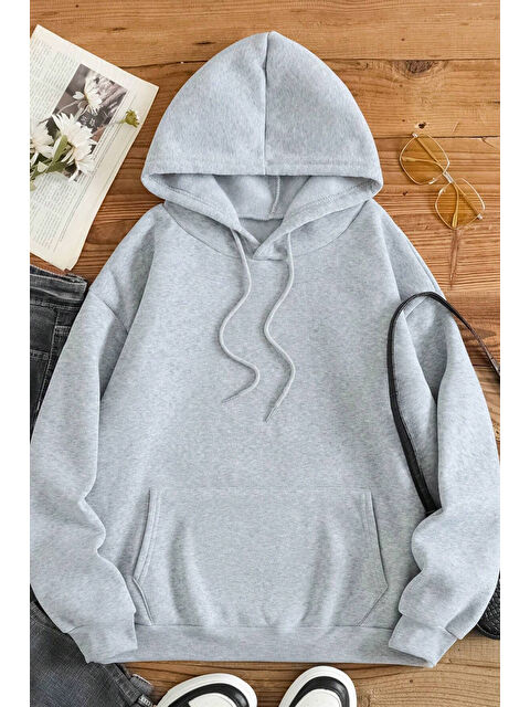 uyguntarz Unisex Face To The Sun Baskılı Sweatshirt - S000265628-20600