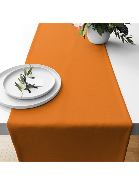 Evmila Sonbahar Temalı Kadife 40x140 Runner - S000291952-20013