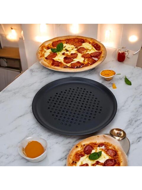 Excellent Houseware Pizza Tepsisi - 32 cm - S000477080-19351