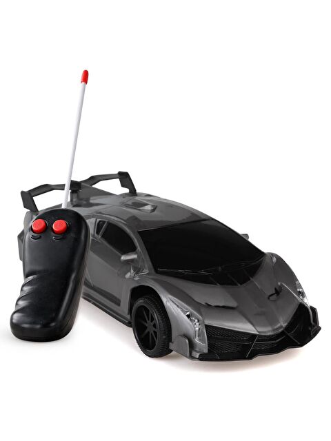 Vardem Uzaktan Kumandalı İleri-Geri Fonksiyon Spor Pilli Araba - Gri