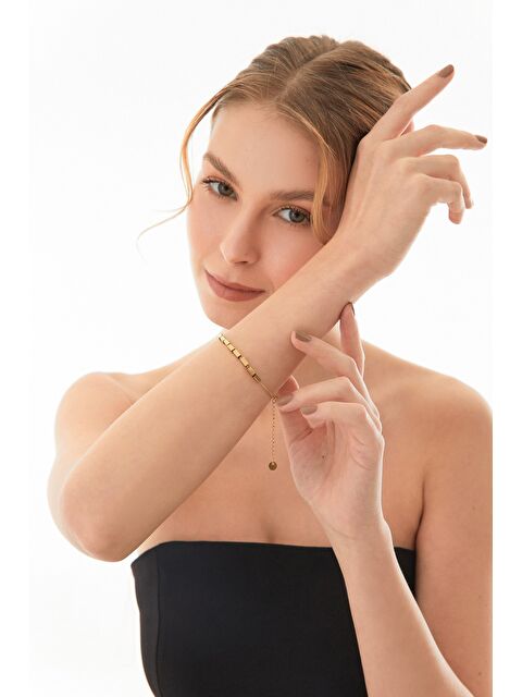 Fullamoda Boru Boncuklu Çelik Bileklik - S000349283-20076