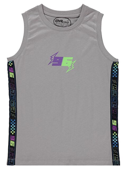 Civil Boys Erkek Çocuk Tişört 10-13 Yaş Gri