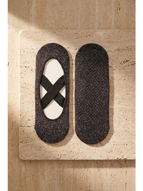 Katia And Bony Kadın Asta Yoga/Pilates Çorabı Siyah Silver