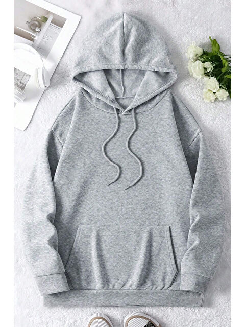 uyguntarz Can Dostum Baskılı Oversize Sweatshirt - S000265659-20600