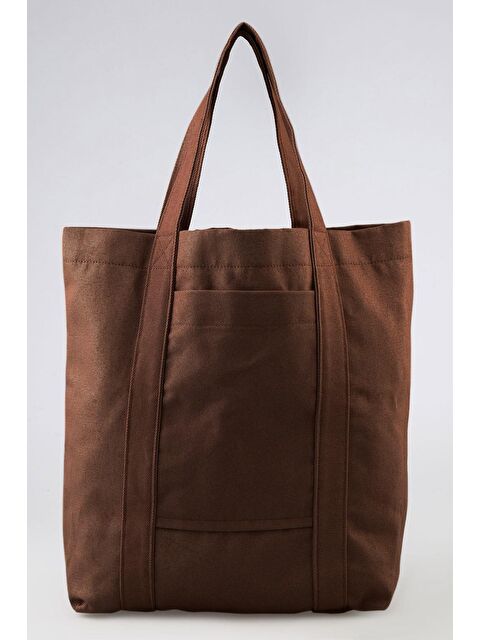 Bagg Kısa Sap Cepli Model Kahverengi Çanta - S000349305-19413