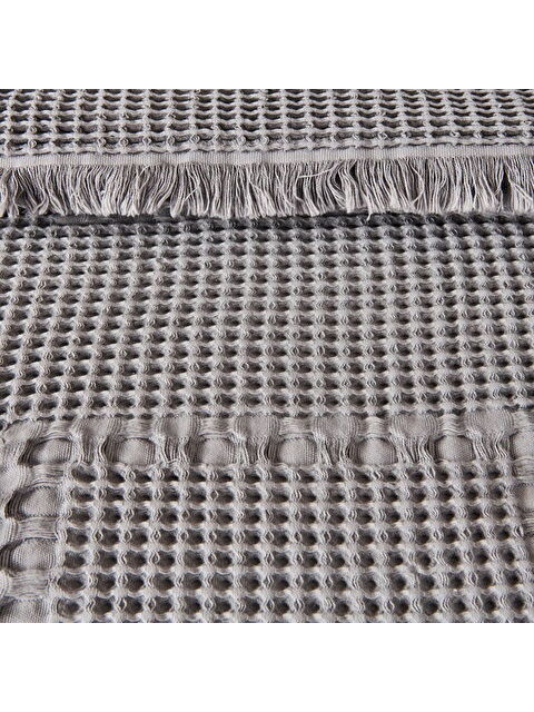 Evidea Soft Nako Çift Kişilik Yatak Örtüsü - Gri - 220x240 cm