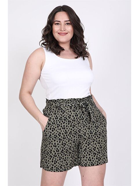Mylinemoda Beli Lastikli Ve Kuşaklı Şort - S000241856-18547