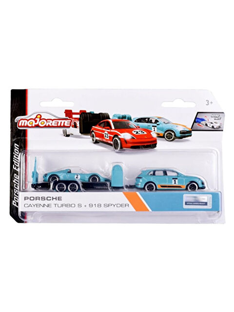 Majorette Porsche Premium Arabalar Cayenne Turbo S E-Hybrid 918 Spyder 212053112 - S000486679-10231