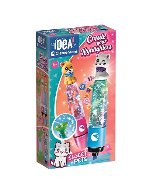 Clementoni Idea Fosforlu Kalem Tasarım Seti Evcil Hayvanlar - S000486687-23173