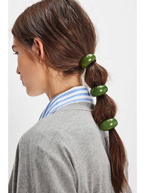 New Obsessions Akrilik Lastikli At Kuyruğu Tokası Tekli - S000422681-18194