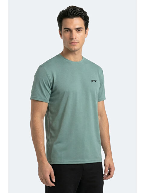 SLAZENGER KAYDA Erkek Yeşil Tişört - S000532177-18194