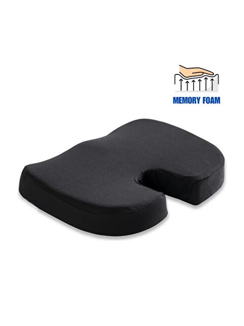 Black Deer Visco Ortopedik Hafızalı Dik Oturuş Minderi Oturma Bölgesi Sorunları İçin Memory Foam Minder - S000270564-37451