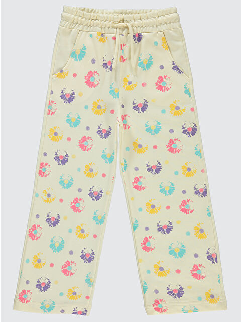 Civil Girls Kız Çocuk Eşofman Altı 6-9 Yaş Ekru - S000309781-19965