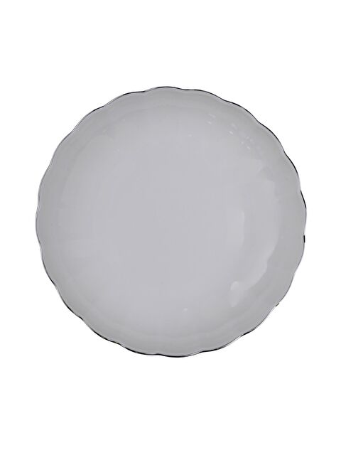 Kütahya Porselen Bone Luz Platin Fileli Çukur Tabak 20cm Tekli - S000502973-19966