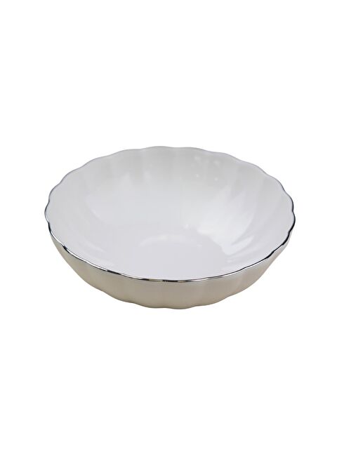 Kütahya Porselen Bone Luz Platin Fileli Çorba Kasesi 15cm Tekli - S000502974-19966