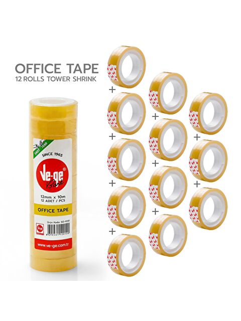 Ve-Ge Bant Office 12X10 Eto 12 Adet (1210) - S000168238-26865