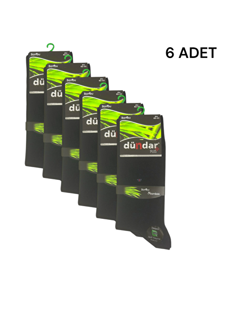 Dündar Koyu Lacivert 4 Mevsim Bambu 6'lı Erkek Soket Çorap - S000305354-29672