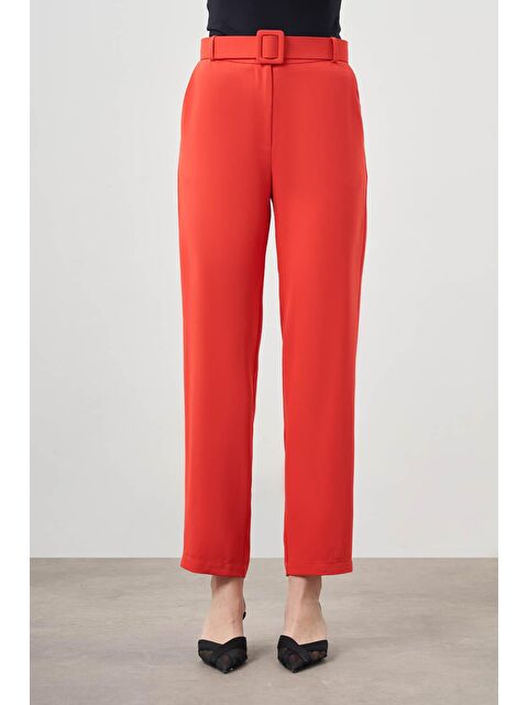 Mizalle Hazır Kemerli Nar Çiçeği Pantolon - S000185606-20048
