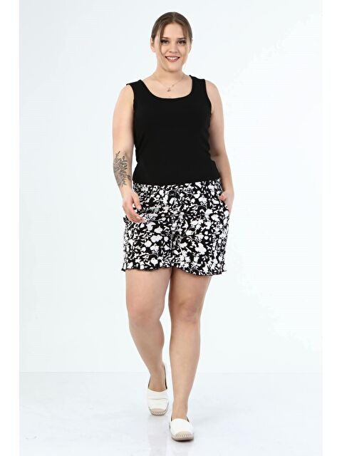 Mylinemoda Cep Detaylı Fırfırlı Şort - S000241861-19351