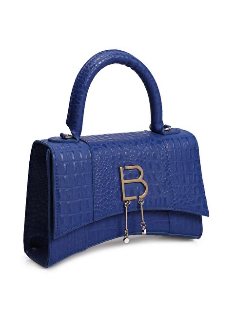 Lucky Bees Kroko Desenli Kadın El ve Omuz Çantası - S000115432-1342