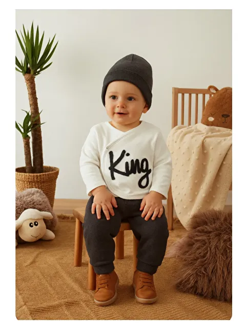 Mai Perla King 3 Parça Hastane Çıkış Seti Bebek Takımı