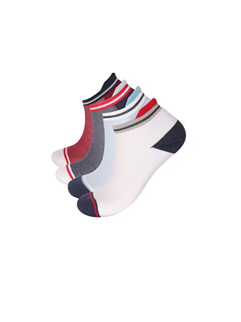 Katia And Bony 4'Lü Pamuklu Erkek Step Çorap Desenli - S000232171-23173