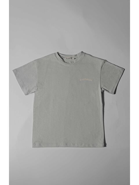 Luess Erkek Çocuk %100 Pamuk Taş Rahat Kalıp Baskılı Tişört (2-3 Yaş 8-9 Yaş) - S000233089-17308