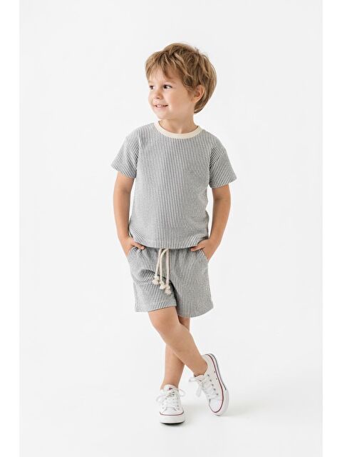 Miababy Bürümcük Şort Tişört 2li Takım