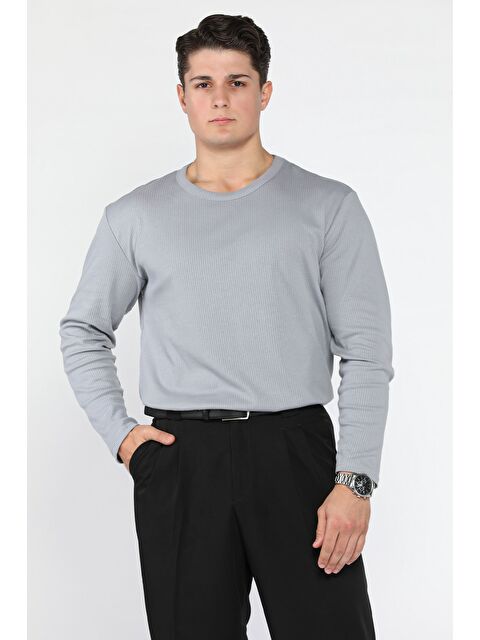 Mishar İtalia Erkek Bisiklet Yaka İnterlok Sweatshirt - S000469879-20600