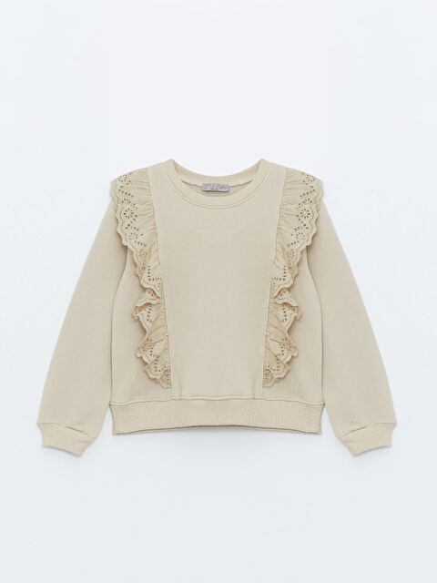 Little Star Kız Çocuk Fistolu Sweatshirt - S000274720-25636