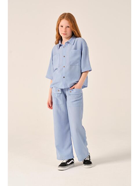 JAZZİEE Genç Kız Çocuk Cep Detaylı Pantolon - S000315753-17234