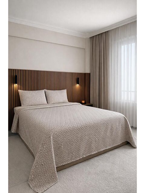 Çeyiz Diyarı Salvia 3 Parça Çift Kişilik Yatak Örtüsü 235x245 cm - S000497190-23173
