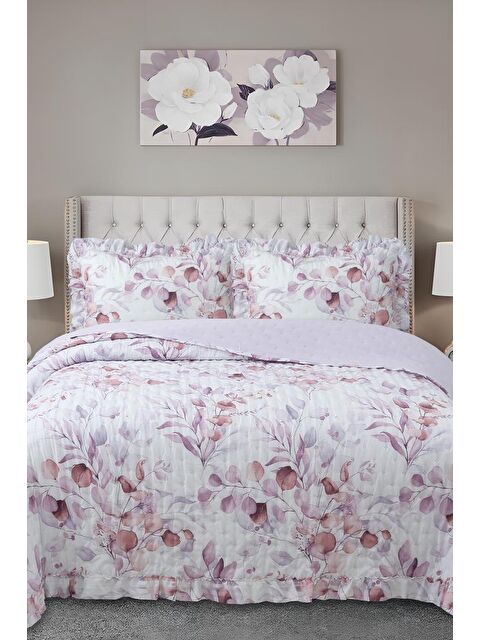 Çeyiz Diyarı Violet Çift Kişilik Yatak Örtüsü 240x260 cm - S000497193-23173