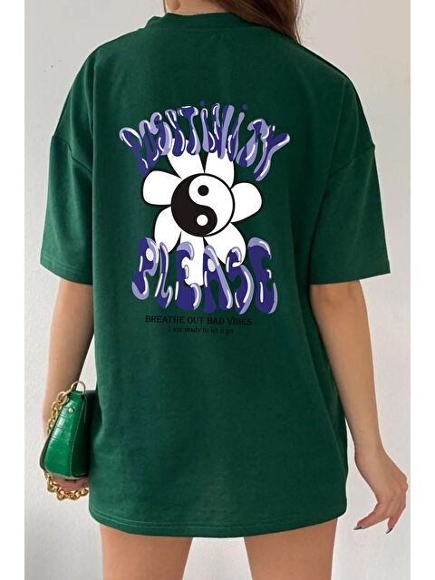 uyguntarz Unisex Positivity Tasarım Tshirt - S000238663-18194