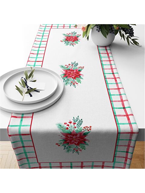 Evmila Yılbaşı Temalı 40x140 Kadife Runner - S000292055-23173