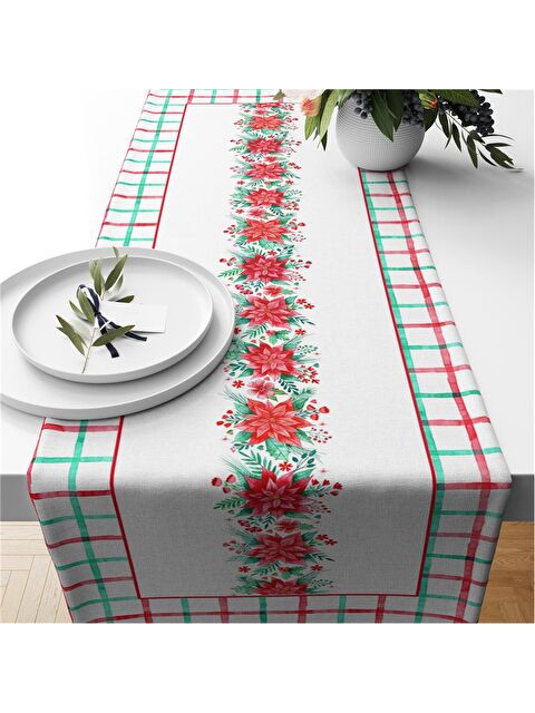 Evmila Yılbaşı Temalı 40x140 Kadife Runner - S000292056-23173