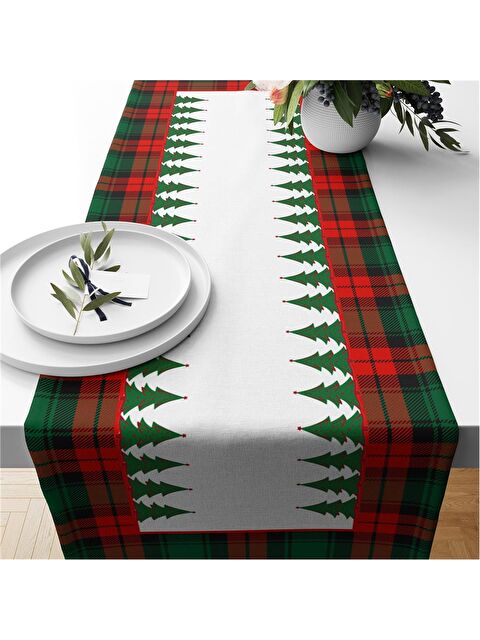 Evmila Yılbaşı Temalı 40x140 Kadife Runner - S000292057-23173