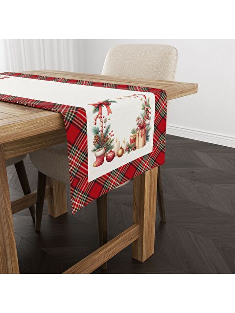 Evmila Yılbaşı Temalı 40x140 Kadife Runner - S000292064-23173