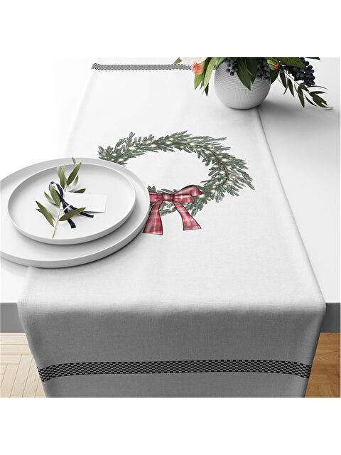 Evmila Yılbaşı Temalı 40x140 Kadife Runner - S000292068-23173