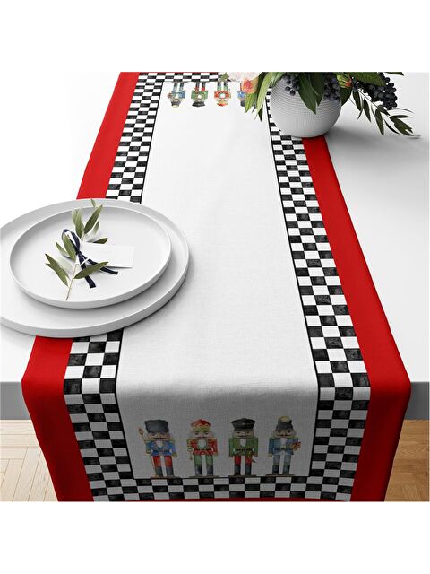 Evmila Yılbaşı Temalı 40x140 Kadife Runner - S000292070-23173