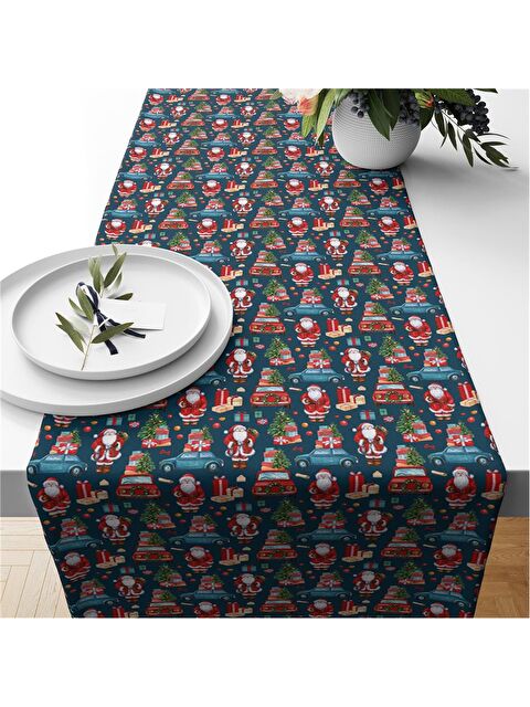 Evmila Yılbaşı Temalı 40x140 Kadife Runner - S000292071-23173