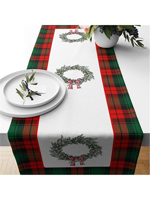 Evmila Yılbaşı Temalı 40x140 Kadife Runner - S000292075-23173