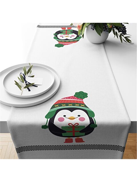 Evmila Yılbaşı Temalı 40x140 Kadife Runner - S000292085-23173